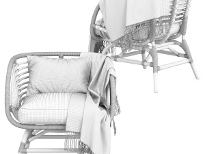 ikea buskbo armchair 3D Model
