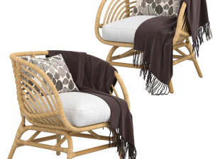 poltrona ikea buskbo Modelo 3D