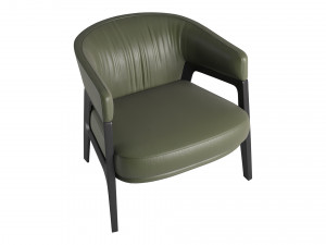Duo Lounge Armchair 3D 模型