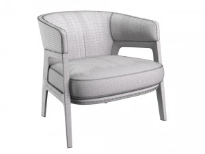 Duo Lounge Armchair 3D Model