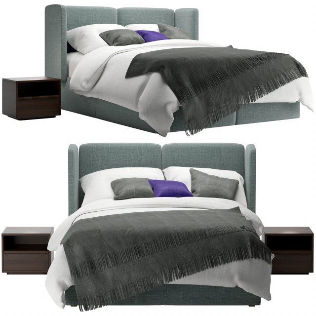 ricola bed 3D-Modell .c4d .max .obj .3ds .fbx .stl .blend 