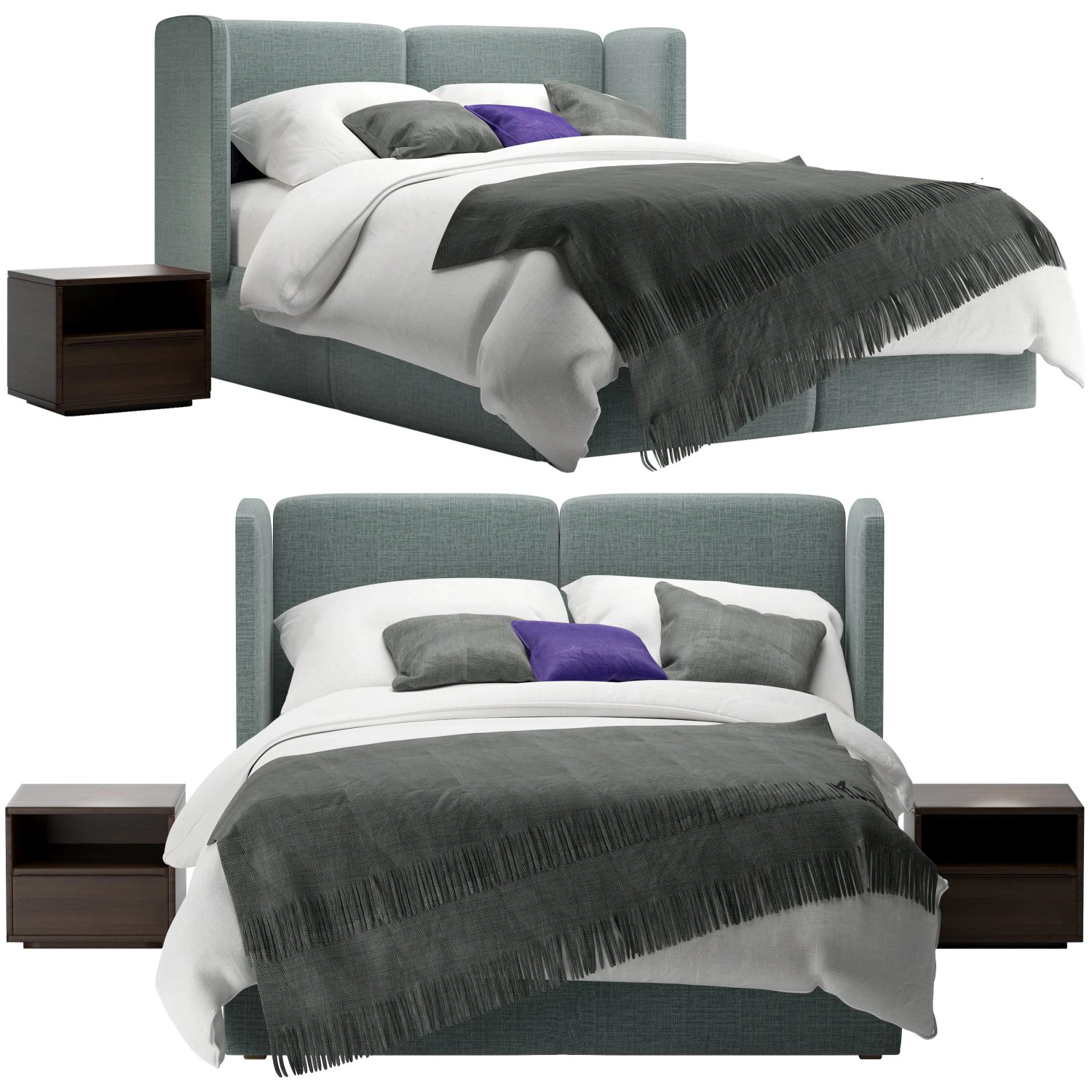 ricola bed 3D Model .c4d .max .obj .3ds .fbx .stl .blend 