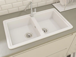 композитная белая раковина 3D Модель