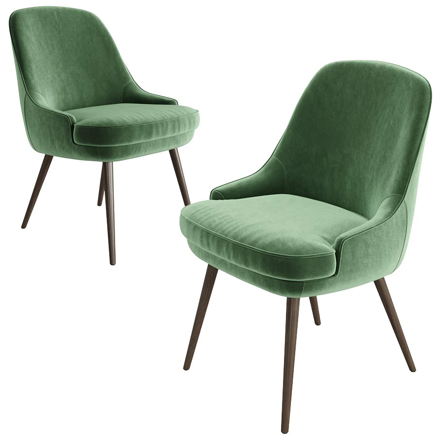 Walter Knoll Chair 3D Model .c4d .max .obj .3ds .fbx .stl .blend