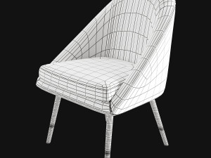 Cult Audrey Occasional Tub Lounge 3D Модель