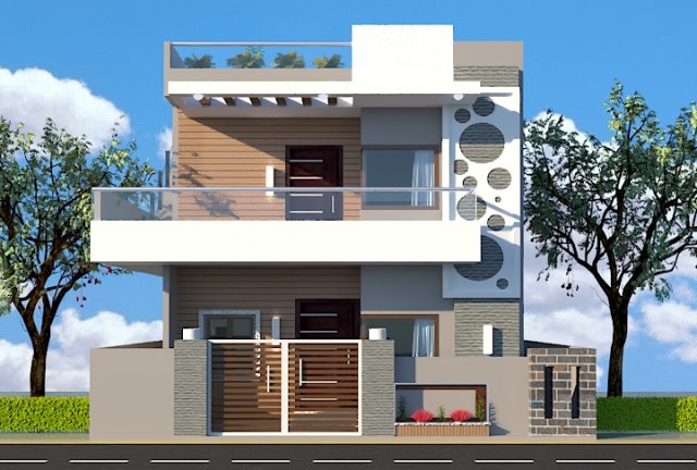 exterior house ground floor and first floor 3D 모델 .c4d .max .obj .3ds .fbx .stl .blend 