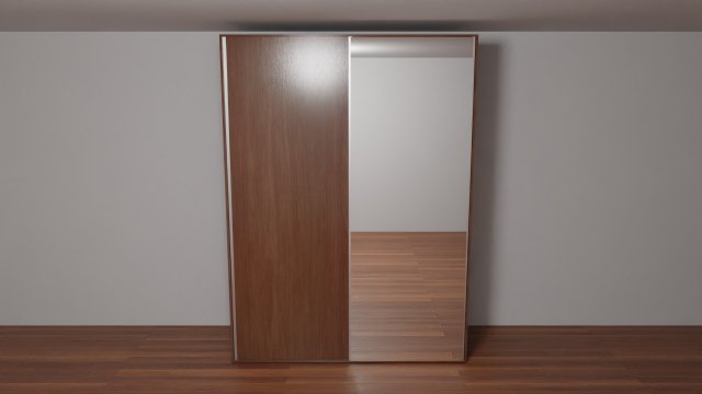 wardrobe 3D Model .c4d .max .obj .3ds .fbx .stl .blend 
