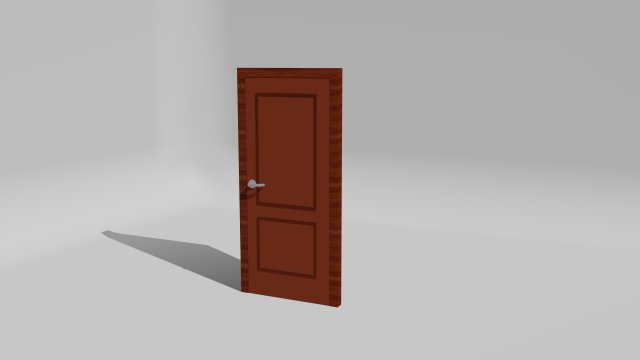 3d door model 3D 모델 .c4d .max .obj .3ds .fbx .stl .blend 