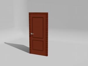 3d door model 3D Модель