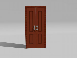 3d door model 3D Модель