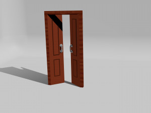 3d door model 3D Model