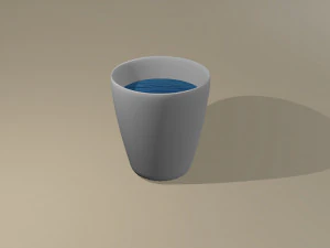 mod&egrave;le de tasse en 3D Modèle 3D
