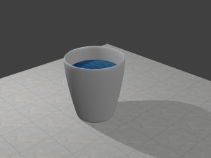3d cup model 3D-Modell