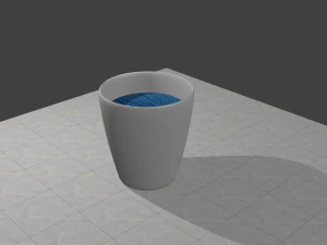 mod&egrave;le de tasse en 3D Modèle 3D