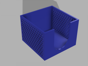 Blocknote box 3D Print Model