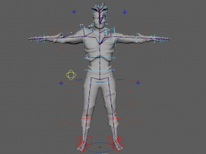 infected zombie game ready Model 3D