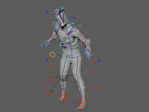 infected zombie game ready Model 3D