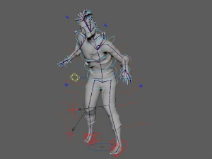 infected zombie game ready 3D Model