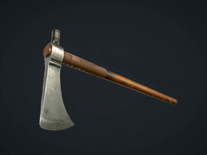 native american tomahawk game ready 3D मॉडल