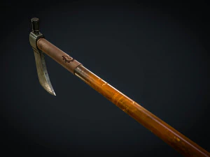 native american tomahawk game ready 3D Model