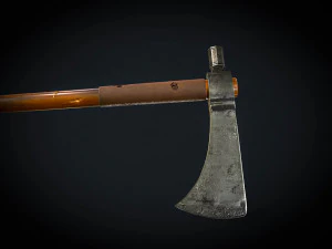 native american tomahawk game ready 3D Model