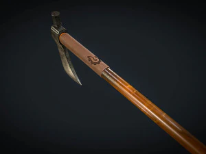 native american tomahawk game ready 3D Model