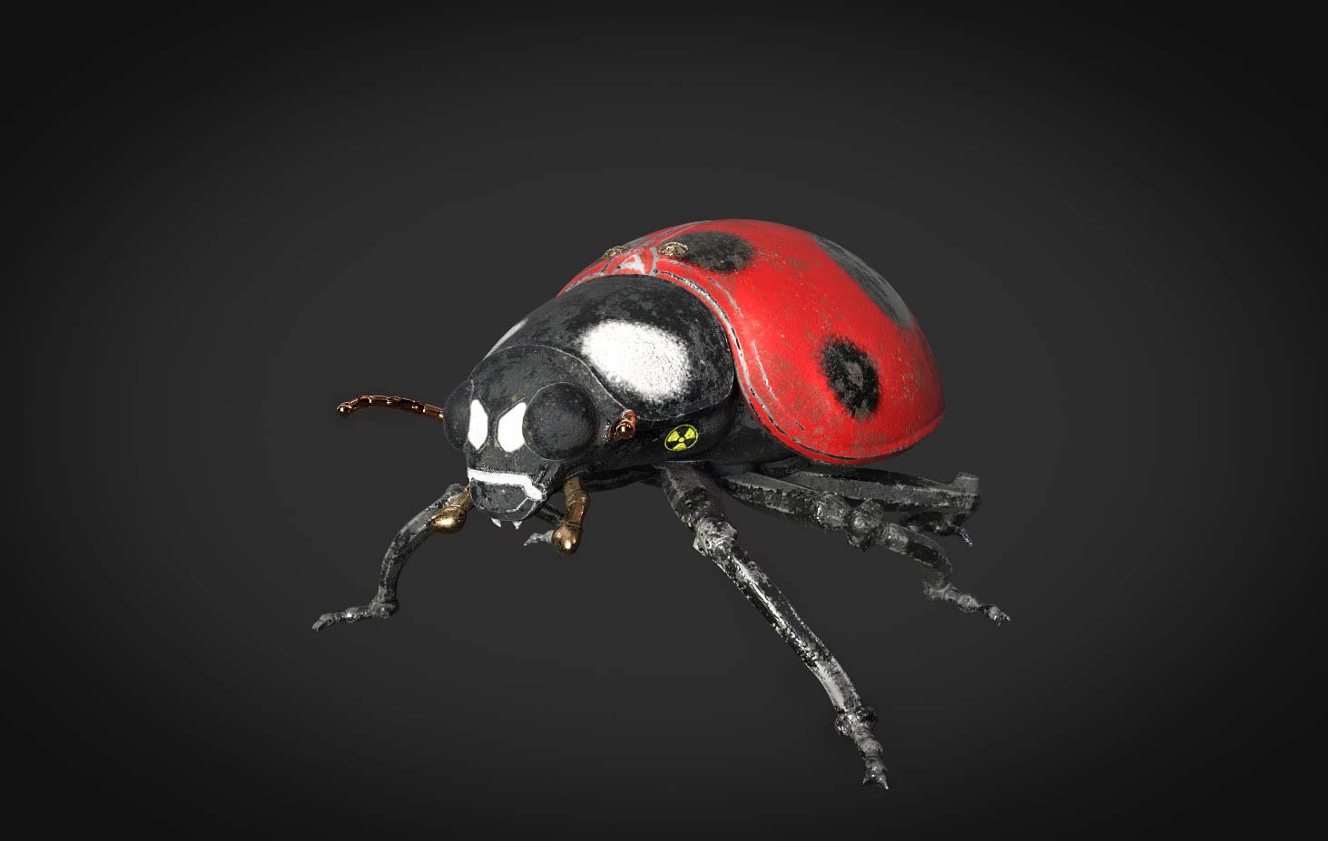 ladybug-2021 game ready 3D Model .c4d .max .obj .3ds .fbx .stl .blend 