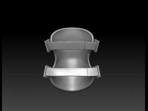 kneepads high poly Model 3D