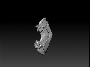 kneepads high poly Model 3D