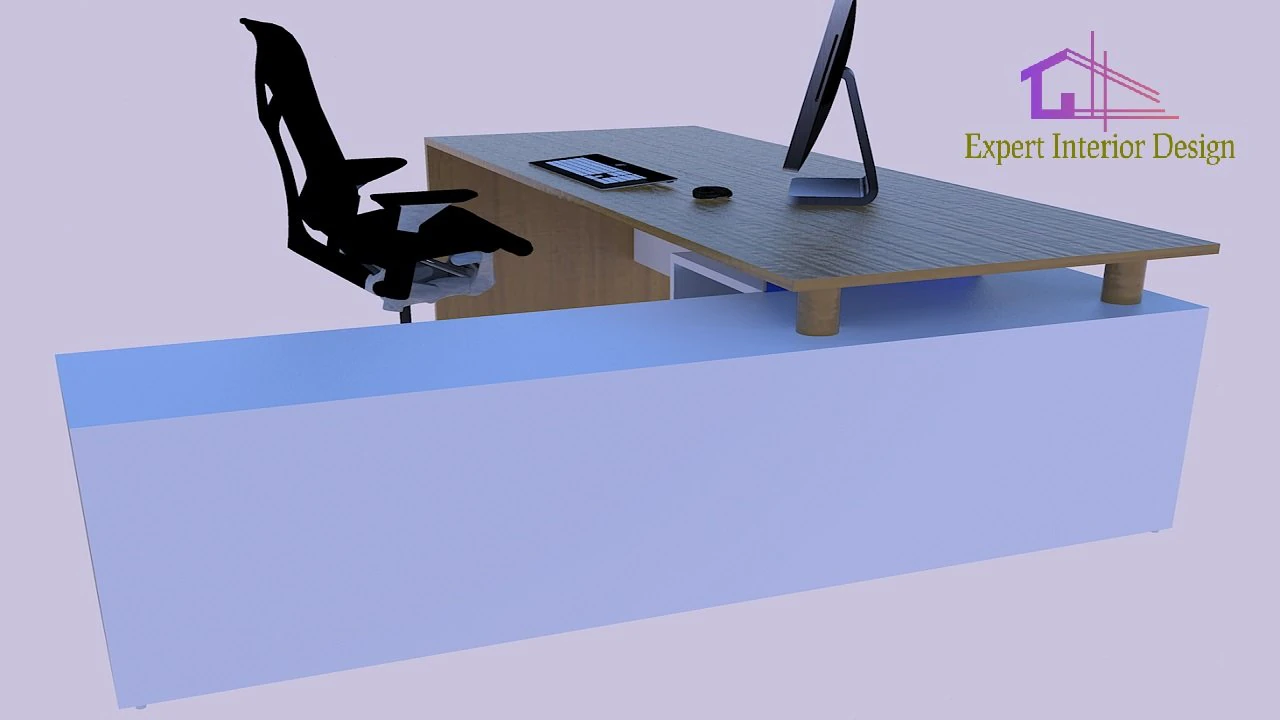 md table design- veneer with white pu 3D Model .c4d .max .obj .3ds .fbx .stl .blend 