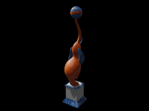 marble elephant 3d Modèle 3D