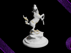 horse statue 3d Modèle 3D