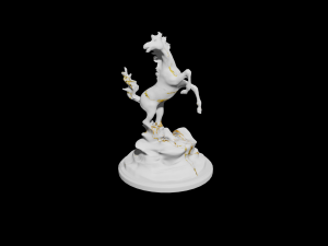 horse statue 3d Model 3D