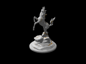 horse statue 3d Model 3D
