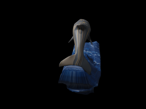 dolphin statue 3d 3D Model