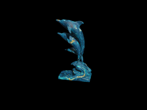dolphin statue 3d 3D Модель