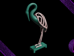 heron statue 3d 3D Model