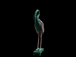 heron statue 3d 3D Модель