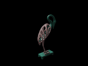 heron statue 3d 3D Модель