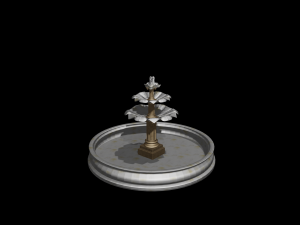 marble fountain 3d Modelo 3D