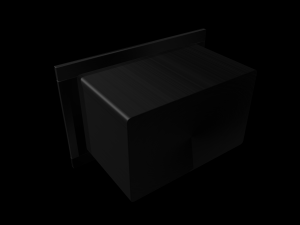 microwave number 1 3d 3D Модель