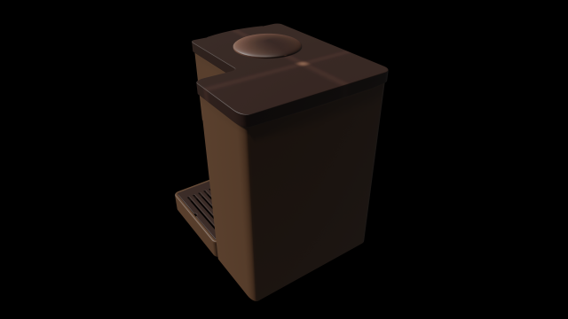 coffee machine number 1 3d Model 3D .c4d .max .obj .3ds .fbx .stl .blend 