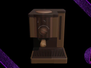 coffee machine number 1 3d 3D Model