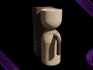 coffee machine number 4 3d 3Dモデル