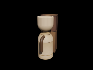 coffee machine number 4 3d Modello 3D