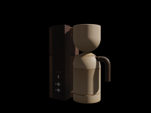 coffee machine number 4 3d Modello 3D
