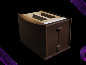 toaster number 1 3d 3Dモデル