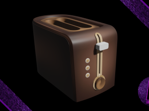 toaster number 3 3d 3D Модель