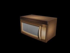 microwave number 2 3D-Modell