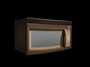 microwave number 2 3D Model